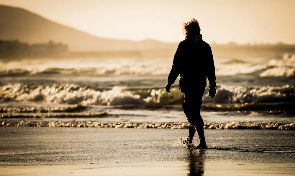 Man-on-the-beach - Finding Peace Counseling Service PLLC Man on the beach
